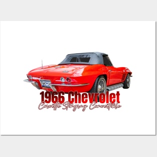1966 Chevrolet Corvette Stingray Convertible Posters and Art